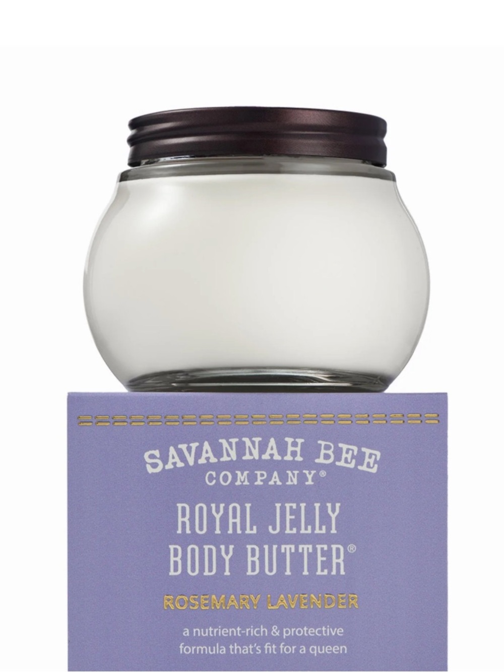 Savannah Bee Company Royal Jelly Body Butter Rosemary Lavender - 1.65 oz